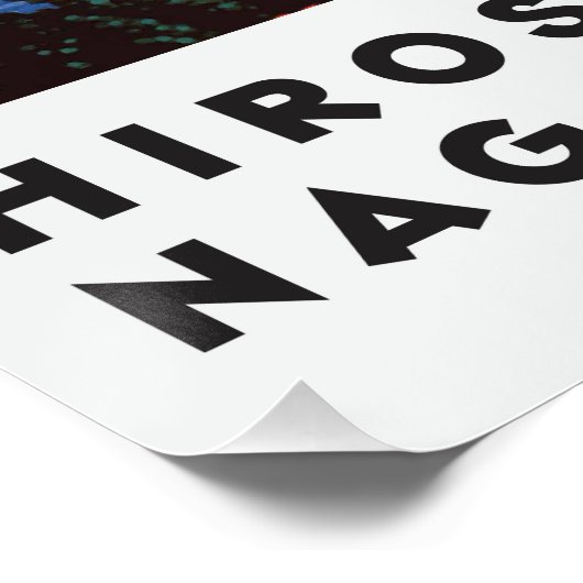 Hiroshi Nagai Inspired Ocean Wave Retro Art Print ポスター (コーナー)