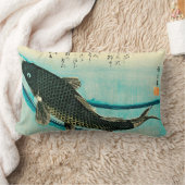 Hiroshigeのコイの装飾用クッション ランバークッション (ブランケット)