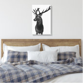 Hirsch キャンバスプリント (インサイチュ (寝室))