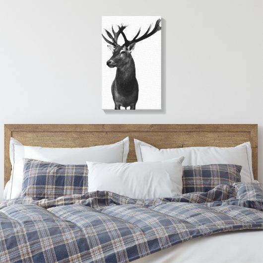 Hirsch キャンバスプリント (インサイチュ (寝室))