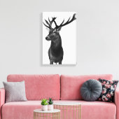 Hirsch キャンバスプリント (インサイチュ (リビング))