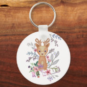 Hirsch im Busch キーホルダー (正面)