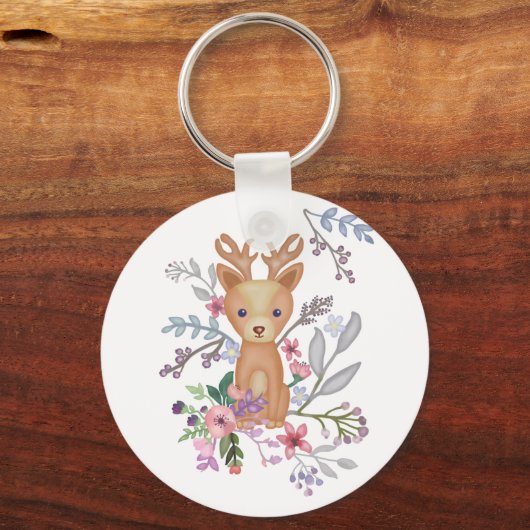 Hirsch im Busch キーホルダー (正面)