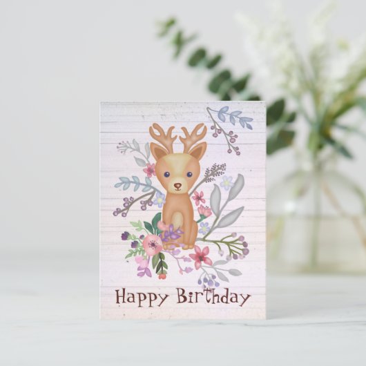 Hirsch im Busch ポストカード (スタンド正面)