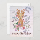 Hirsch im Busch ポストカード (正面/裏面)