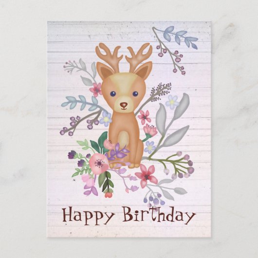 Hirsch im Busch ポストカード (正面)