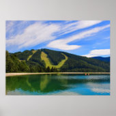 Hirschenkogel in Summer - Water Reflections ポスター (正面)