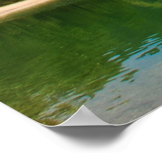 Hirschenkogel in Summer - Water Reflections ポスター (角)