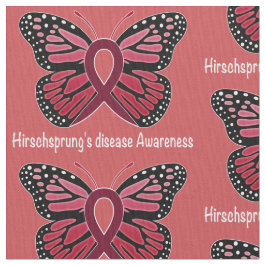 Hirschsprungの希望の病気の蝶 ファブリック