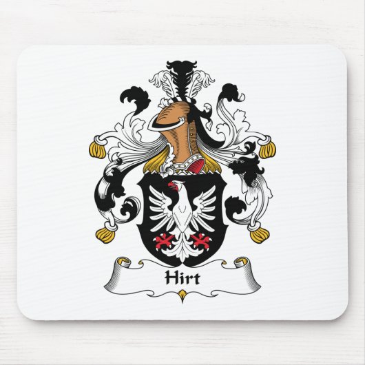 Hirtの家紋 マウスパッド (正面)