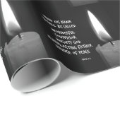 HIsの名前はPrince of Peace Bible Verse ラッピングペーパー (ロールコーナー)