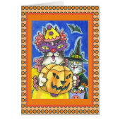 HIS おもしろい N' FITZ HALLOWEEN CATS GREETING CARD V (正面)