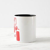 His 4x4 #USAPatriotGraphics © ツートーンマグカップ (中央)