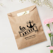 His Anchor ウェディング フェイバーバッグ (封をした状態)