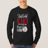 His Biggest Fan Baseball Kiki Of A Baseball Player Tシャツ (正面)
