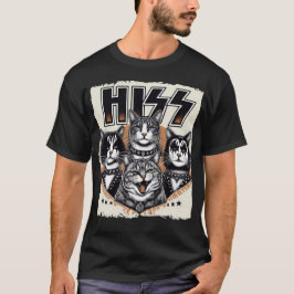 His Cats Rock子猫ロッキングミュージック猫好き Tシャツ