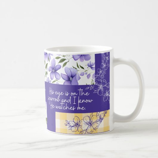 His eye is on the sparrow mug コーヒーマグカップ (右)