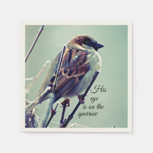 HIs eye on the Sparrow スタンダードカクテルナプキン (正面)