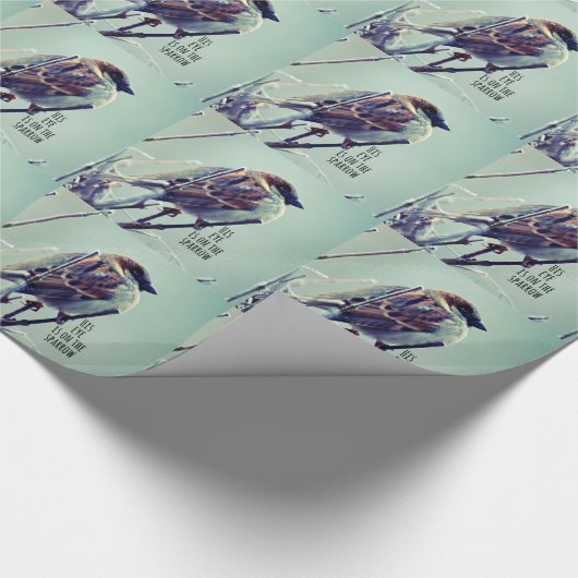 HIs eye on the Sparrow ラッピングペーパー (角)