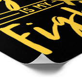 His Fight Is My Fight Childhood Cancer Awareness  ポスター (角)