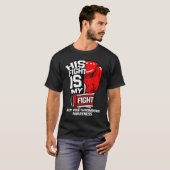 His Fight Is My Fight Deep Vein Thrombosis DVT Sup Tシャツ (正面フル)