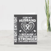 His Fight Is My Fight For My Husband - Lung Cancer カード (正面)