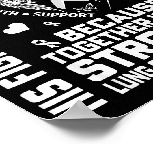 His Fight Is My Fight For My Husband - Lung Cancer ポスター (角)