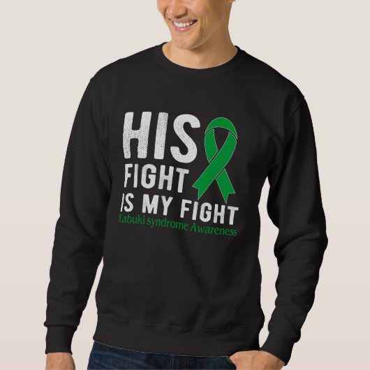 His fight is my fight Kabuki Syndrome スウェットシャツ (正面)