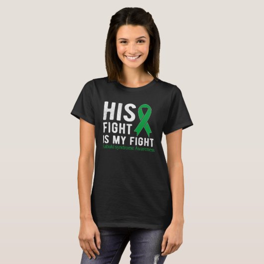 His fight is my fight Kabuki Syndrome Tシャツ (正面フル)