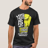 His Fight Is My Fight Microcephaly Awareness Ribbo Tシャツ (正面)