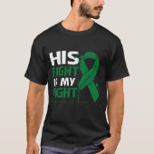 His Fight Is My Fight MUSCULAR DYSTROPHY AWARENESS Tシャツ (正面)