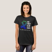 His Fight Is My Fight Neurofibromatosis Awareness Tシャツ (正面フル)