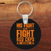 His Fight Is My Fight RSD CRPS啓発4 キーホルダー (正面)