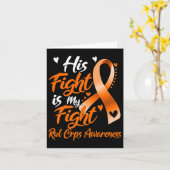 His Fight Is My Fight Rsd Crps Awareness カード (黄色い花)