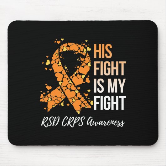 His Fight Is My Fight Rsd Crps Awareness 1 マウスパッド (正面)