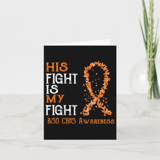 His Fight Is My Fight Rsd Crps Awareness 3 カード (正面)