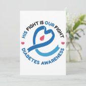 His Fight Is Our Fight – Diabetes Awareness 招待状 (スタンド正面)