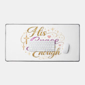 His grace is enough デスクマット (キーボード&マウス)