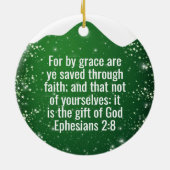 His Grace is Enough Divine Passage ⛪️ 🎄 セラミックオーナメント (裏面)