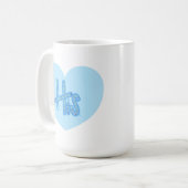 His Heart mug コーヒーマグカップ (正面左)