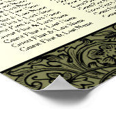 His & Herアールデコシルエット結婚ズコレクション ポスター (角)