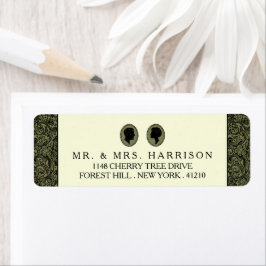 His & Herアールデコシルエット結婚ズコレクション ラベル