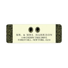 His & Herアールデコシルエット結婚ズコレクション ラベル