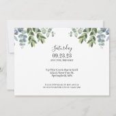 His & Herバチェロレッテ（写真あり） 招待状 (裏面)