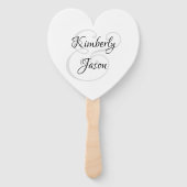 His & Her Script Names、Black & Gray ハンドファン (裏面)