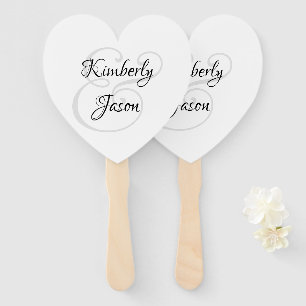 His & Her Script Names、Black & Gray ハンドファン