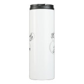 His & Her Script Names, Black & Grey タンブラー (裏面)