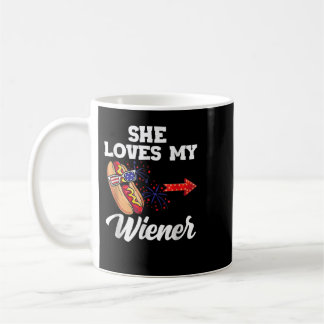 His & Her USAいけなのコーディネート・カップル4th コーヒーマグカップ