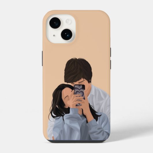 His & Hers | ロマンチックなスマホケース iPhoneケース (裏面)