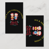 HIS & HERS CHRISTMAS CHEER 名刺 (正面/裏面)